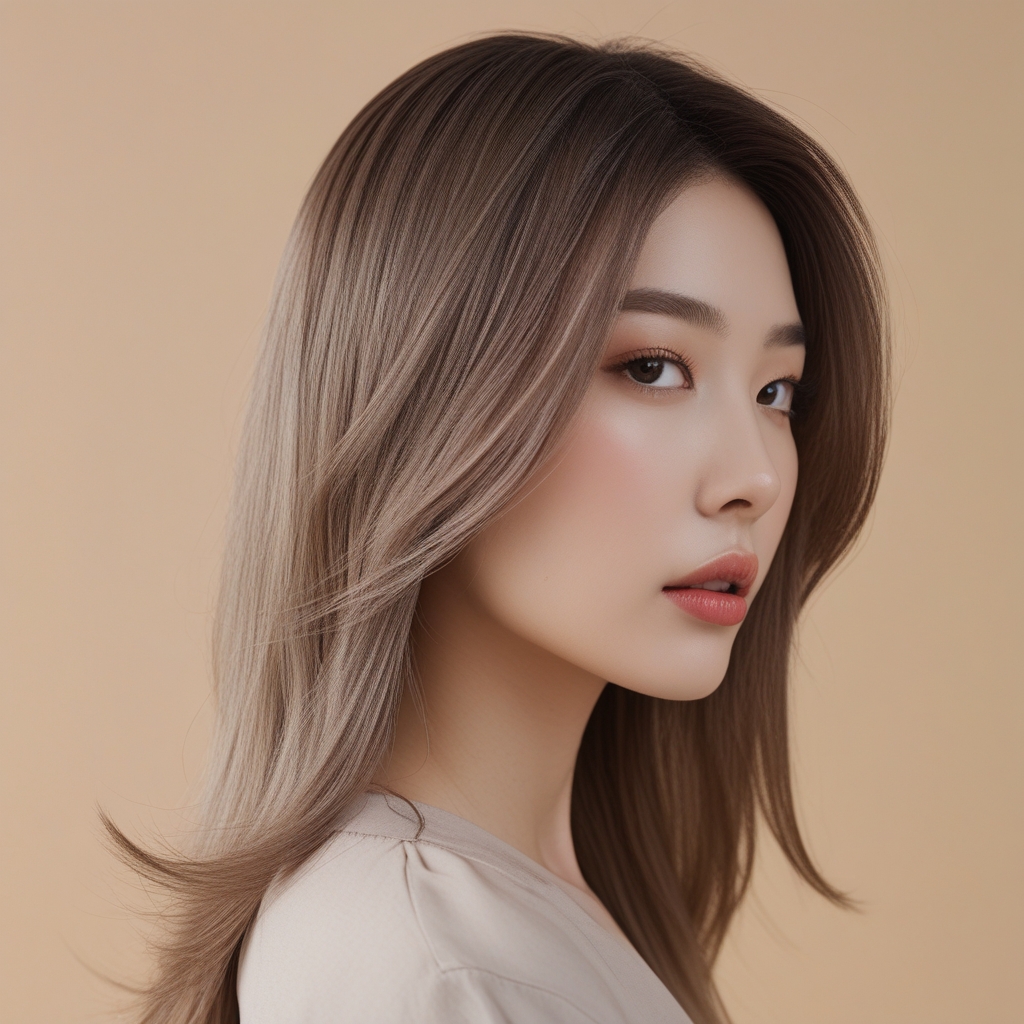 애쉬 브라운 컬러