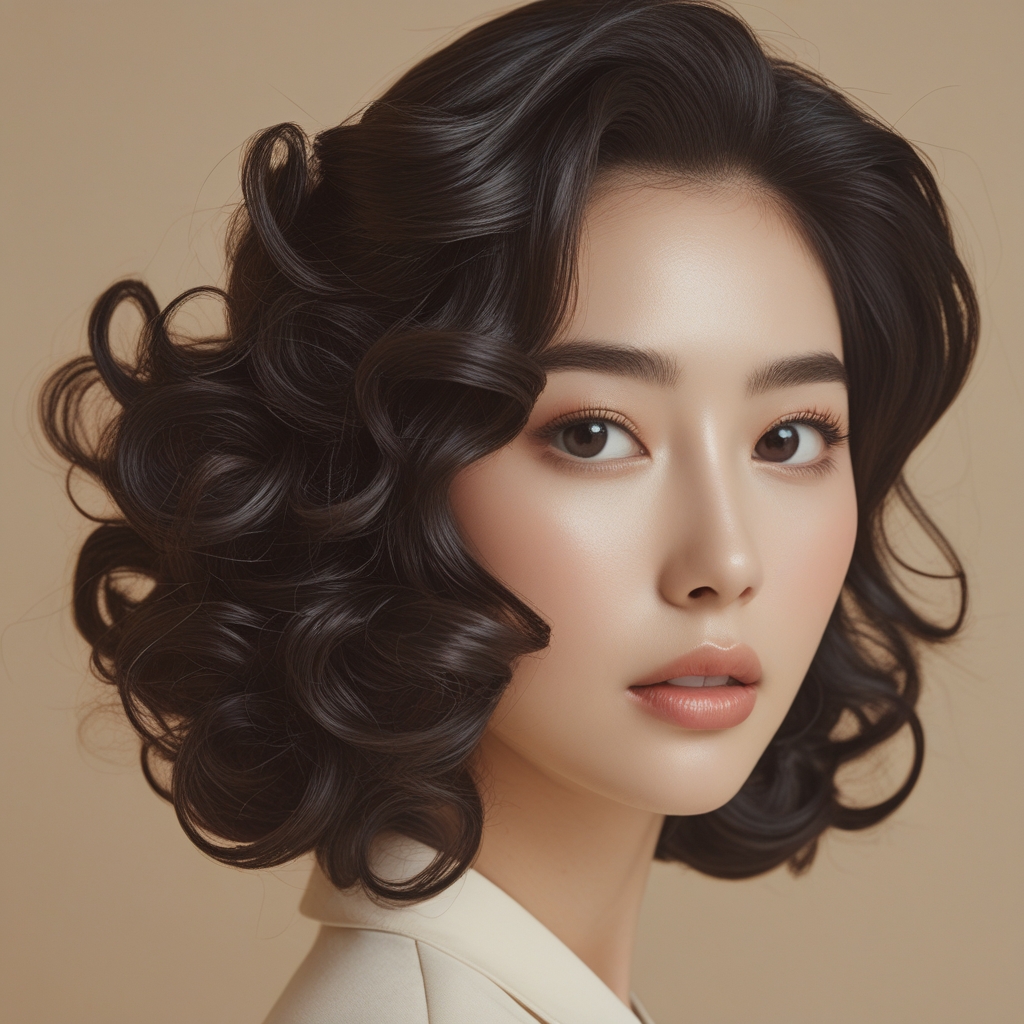셋팅펌 스타일